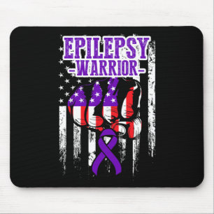 Mousepad Conscientização da Epilepsia Guerreiro Epilético S