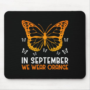 Mousepad Conscientização da Leucemia Em Setembro Nós Usamos