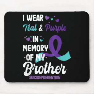 Mousepad Conscientização da Prevenção do Suicídio Em Memóri