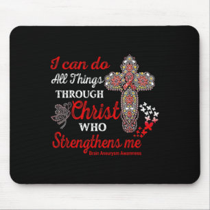 Mousepad Conscientização de Aneurisma Cerebral Guerreiro de