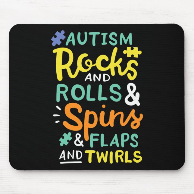 Mousepad Conscientização do Autismo 3 (Frente)