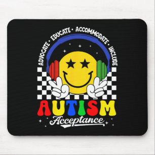 Mousepad Conscientização do Autismo Aceitação Educação Espe