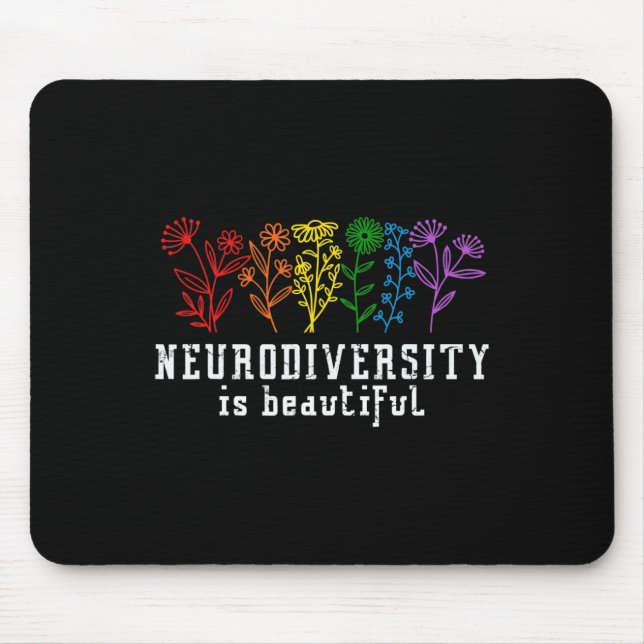 Mousepad Conscientização do Autismo Neurodiversidade É Boni (Frente)