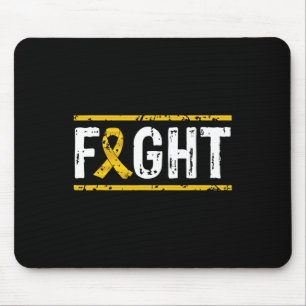 Mousepad Conscientização do Câncer Infantil Combater o Cânc