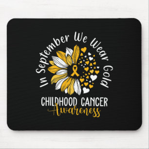 Mousepad Conscientização do Câncer Infantil Em Setembro Usa