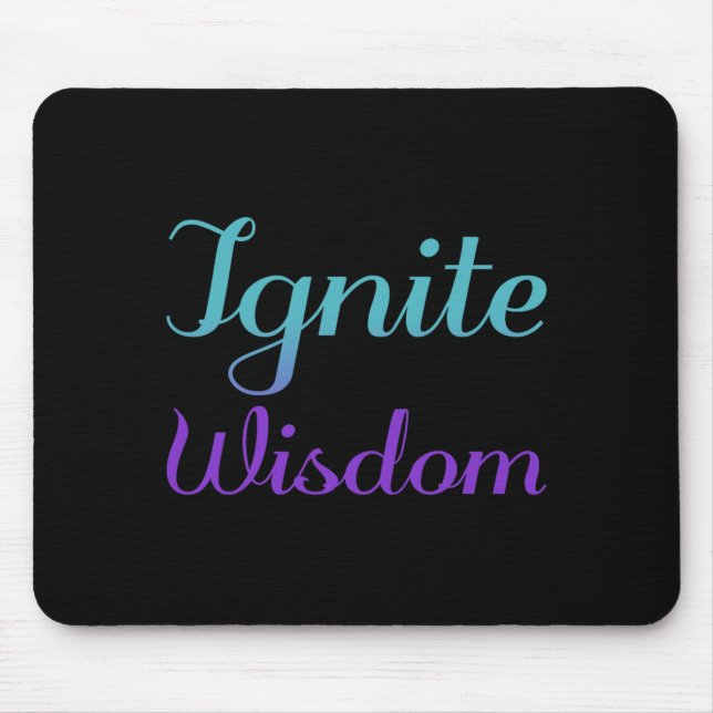 Mousepad Conscientização Prevenção Sabedoria Ignita Design (Frente)