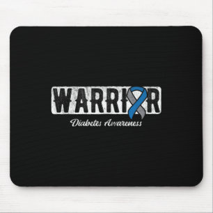 Mousepad Conscientização sobre Diabetes Guerreiro