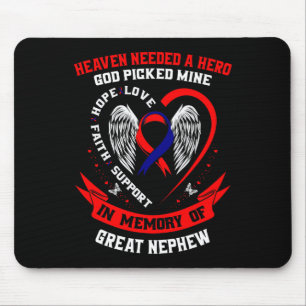 Mousepad Conscientização sobre Doenças Cardíacas em Memória
