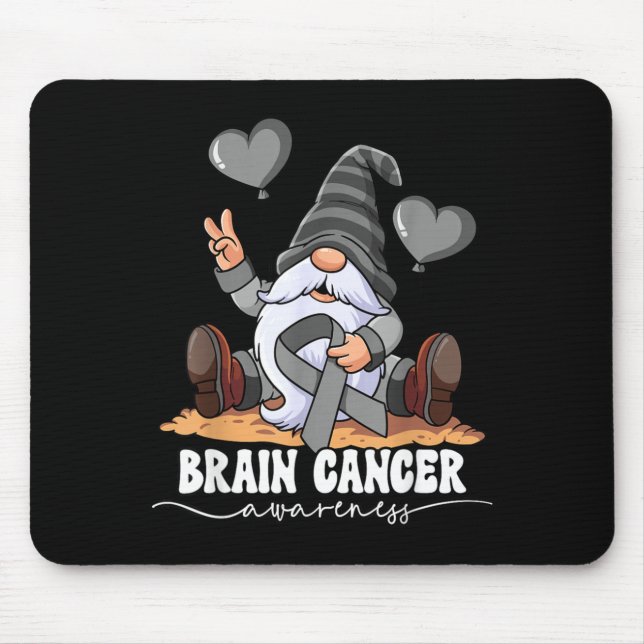 Mousepad Conscientização sobre o Câncer Cerebral (Frente)