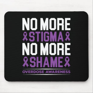 Mousepad Conscientização sobre overdose sem mais estigma se