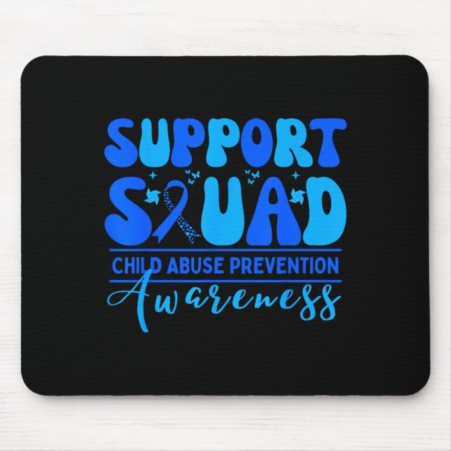 Mousepad Conscientização sobre Prevenção ao Abuso Infantil  (Frente)