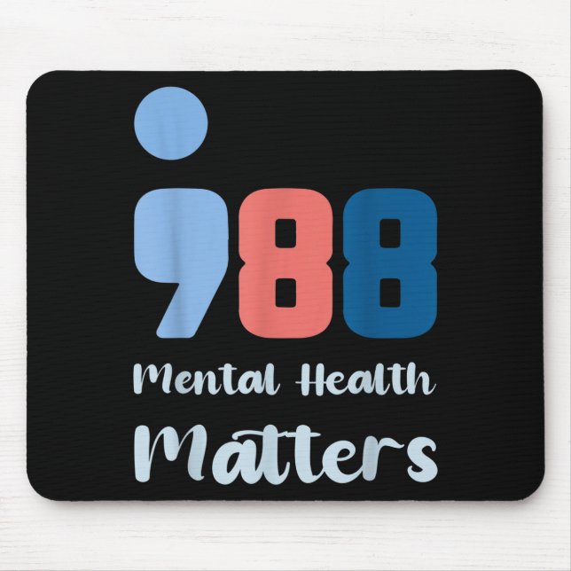 Mousepad Conscientização sobre prevenção da saúde mental 98 (Frente)
