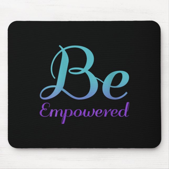 Mousepad Conscientização sobre Prevenção de Empoderamento F (Frente)