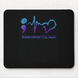 Mousepad Conscientização sobre Prevenção do Suicídio com Cr