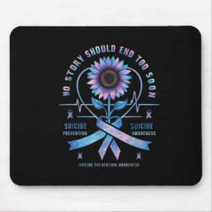 Mousepad Conscientização sobre Prevenção do Suicídio Nenhum