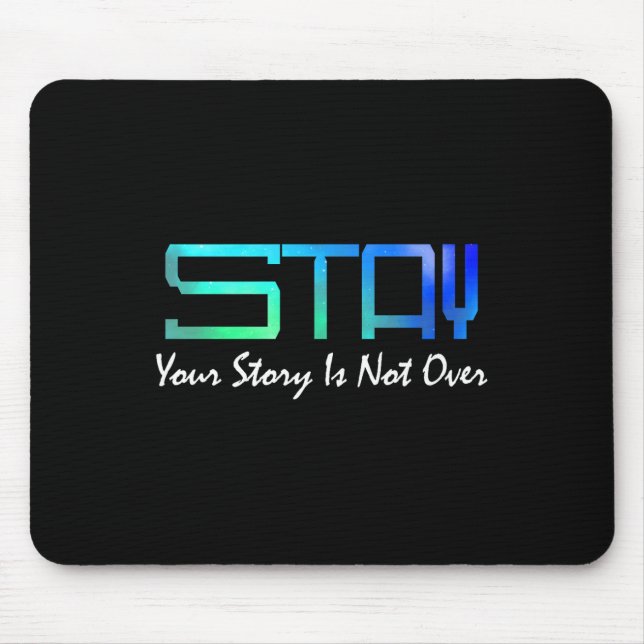 Mousepad Conscientização sobre Prevenção do Suicídio _ Sua  (Frente)