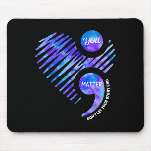 Mousepad Conscientização sobre prevenção não deixe a histór