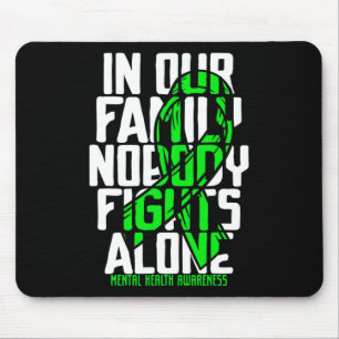 Mousepad Conscientização sobre Saúde Mental da Família de A