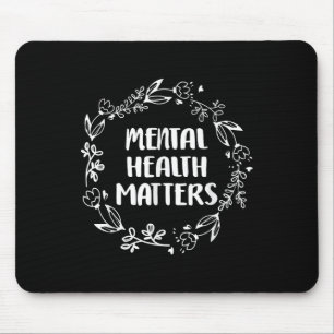 Mousepad Conscientização sobre Saúde Mental Prevenção ao Su