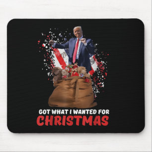 Mousepad Consegui O Que Queria Para O Natal - Trump Ganhou