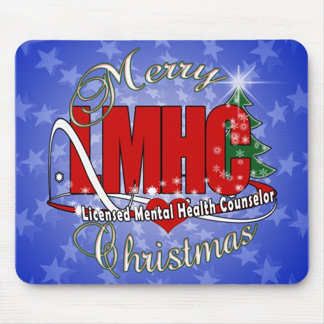 Mousepad Conselheiro de Saúde Mental Licenciado pelo LMHC C (Frente)