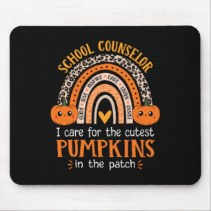 Mousepad Conselheiro escolar Rainbow Leopard Imprime Hallow