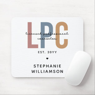 Mousepad Conselheiro profissional licenciado para LPC perso