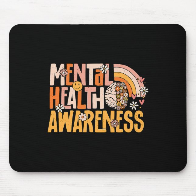 Mousepad Conselheiro terapêutico para a consciência da saúd (Frente)