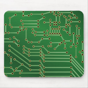 Mousepad Conselho de circuito legal verde
