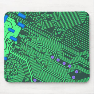 Mousepad Conselho de Circuito Verde