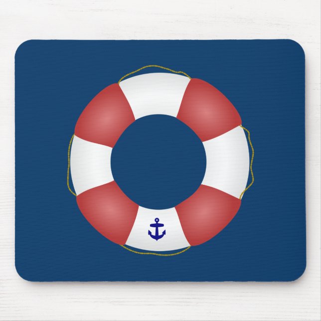 Mousepad Conservante de vida náutico (Frente)