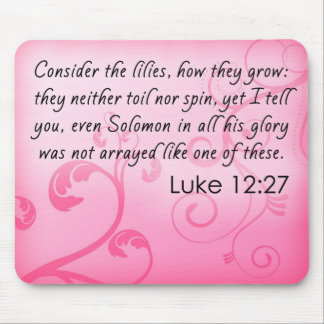 Mousepad Considere os lírios