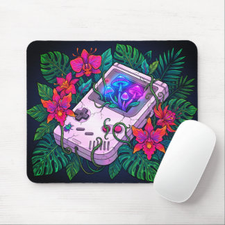 Mousepad Console de Jogos Retro Floresta Natureza