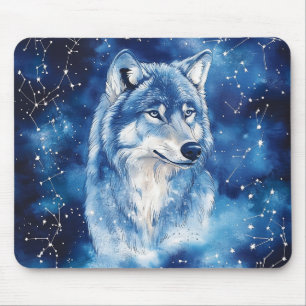 Mousepad Constelação Celestial do Lobo Azul Starbound