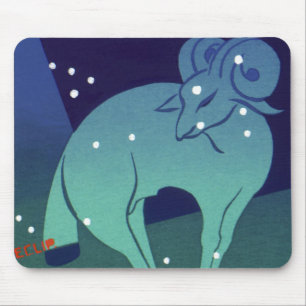 Mousepad Constelação de Áries, Carneiro, Astrologia Zodíaco