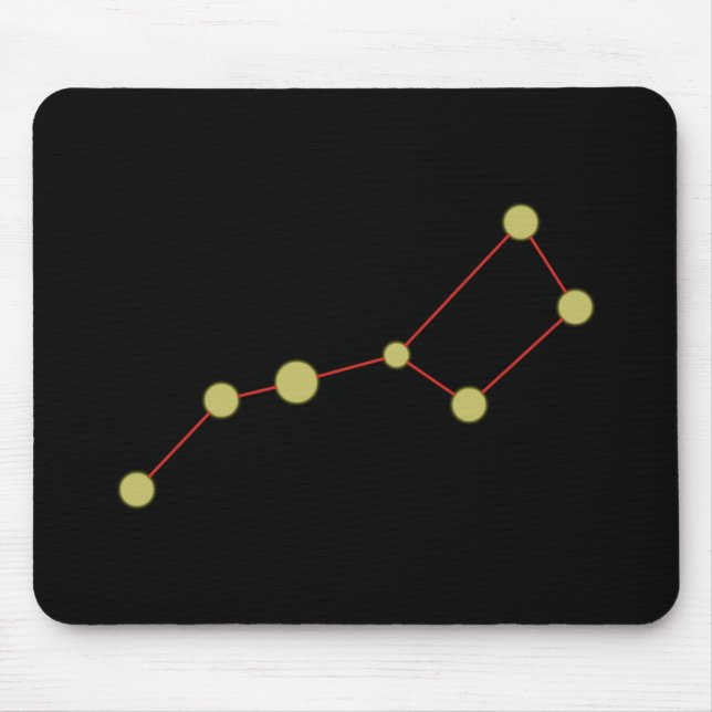 Mousepad Constelação grandes carro constellation big dipper (Frente)