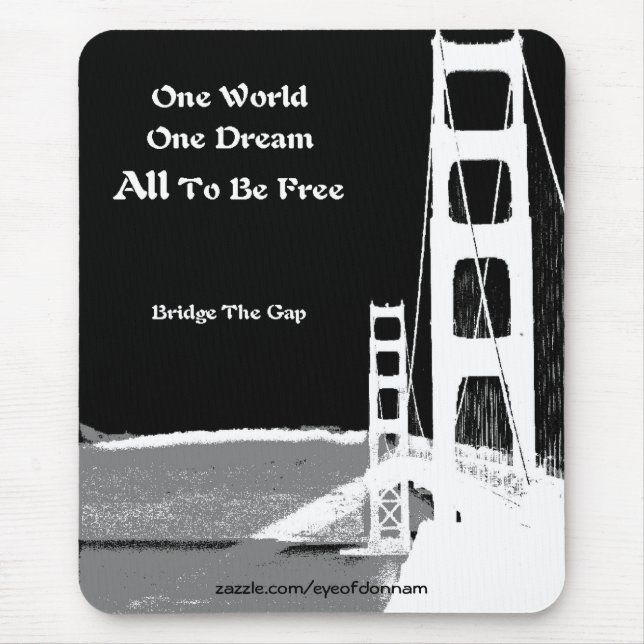 Mousepad Construa uma ponte sobre Gap (Frente)
