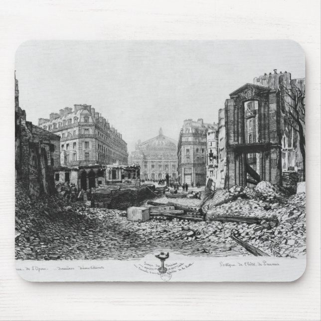 Mousepad Construção da avenida de l'Opera 2 (Frente)