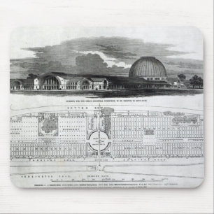 Mousepad Construção para a grande exposição industrial