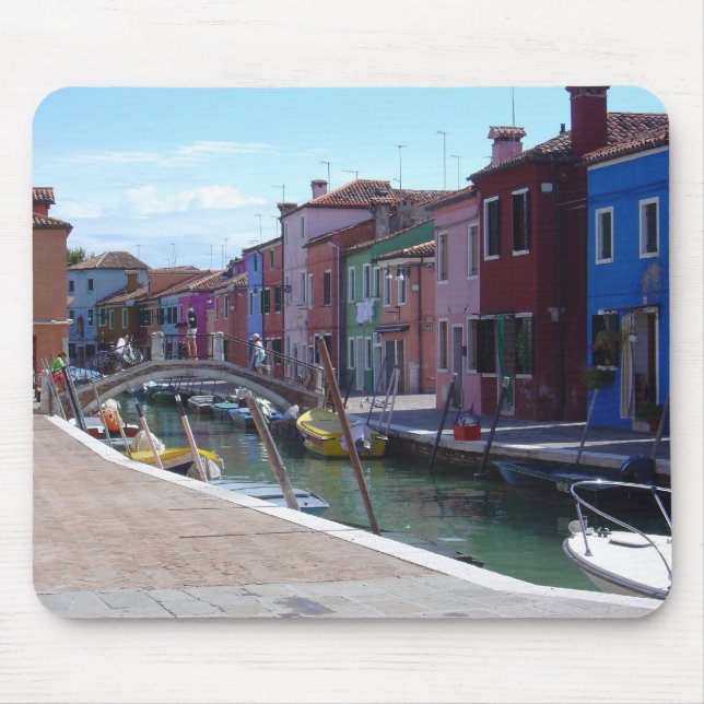 Mousepad Construções em Burano, Veneza (Frente)
