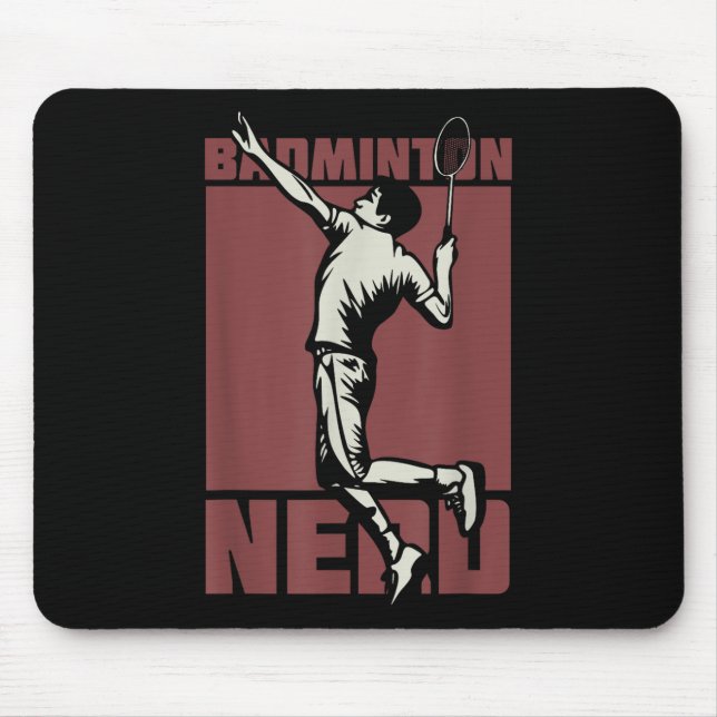Mousepad Cônsul do Nerd do Badminton  (Frente)