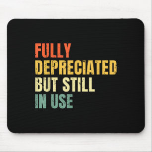 Mousepad Contabilidade Engraçada Retro Totalmente Depreciad