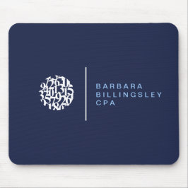 Mousepad Contabilista de Logotipo II dos Números Modernos