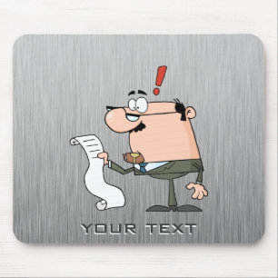Mousepad Contabilista; Olho de metal escovado