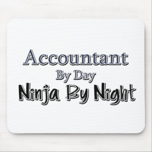 Mousepad Contador Por Dia, Ninja Por Noite