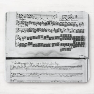 Mousepad Contagem da música para a série de Telemann para
