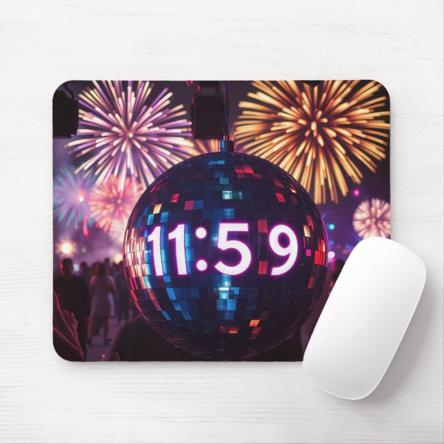 Mousepad Contagem Regressiva de Ano Novo (Com mouse)