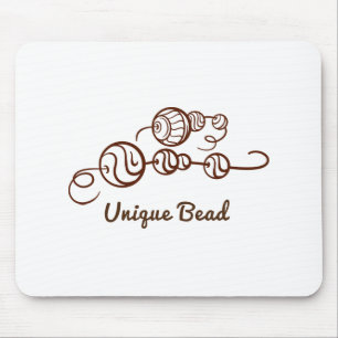 Mousepad Contas Únicas Caprichosas em um Colar de Contas Mi