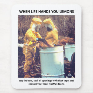 Mousepad contato-seu-local-hazmat-equipe