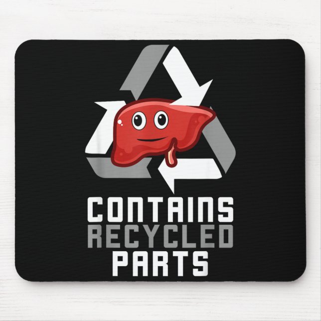 Mousepad Contém Peças Recicladas Sobrevivente de Transplant (Frente)
